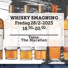 Whiskysmagning fredag d. 28 februar 2025 - slikforvoksne.dk